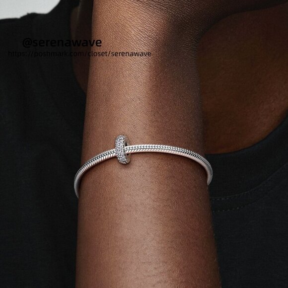 Pandora Inspiration Within Spacer with Clear CZ|Pendant - Picture 2 of 2